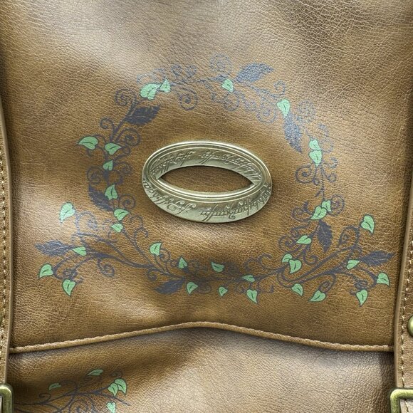 Her Universe The Lord Of The Rings One Ring Leaves Messenger Bag NEW - Picture 4 of 8